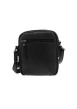 Thumbnail Sacoche en cuir noir à bandoulière ajustable et à fermeture zippée - Image 2