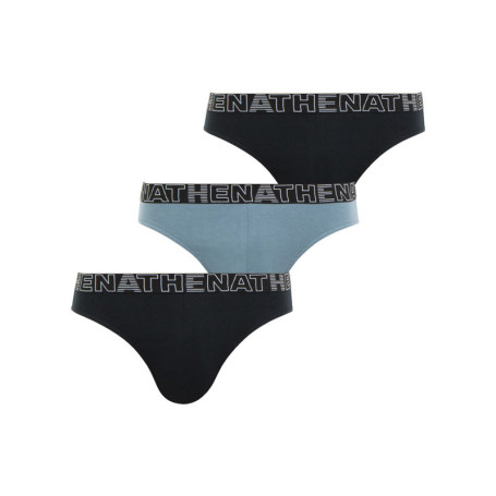 Lot de 3 slips multicolores en coton unis