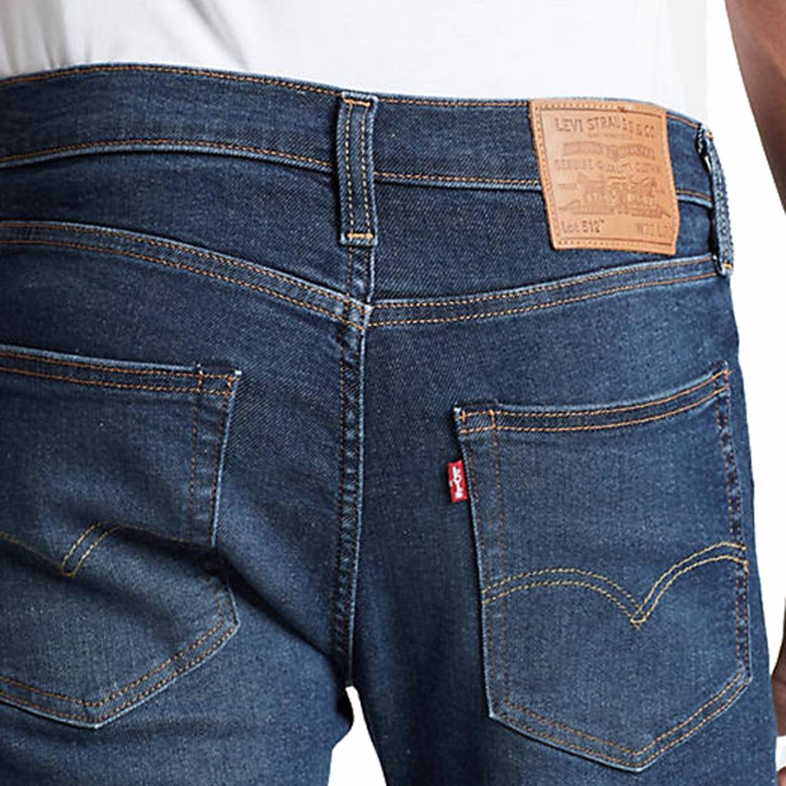 Jean Levi's® 512 Slim Taper Sage Overt Adv en coton et lyocell bleu brut  légèrement délavé | Rue Des Hommes