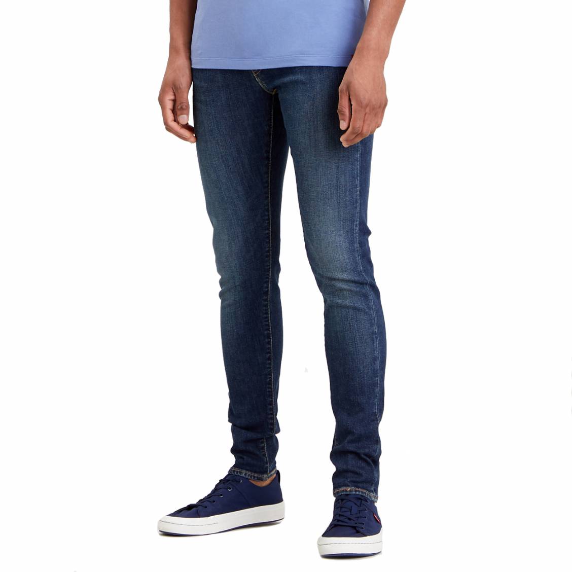 Jean Levi's® Skinny taper en coton stretch bleu | Rue Des Hommes