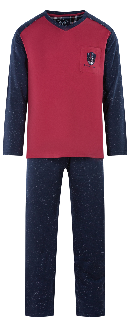 Pyjama Christian Cane Iskander 100% Coton bicolore