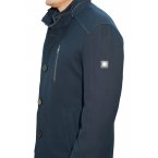 Polo Levi's® en maille piquée de coton bleu marine à col boutonné et Batwing poitrine