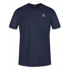 T-shirt col rond Coq Sportif en coton bleu marine avec logo iconique