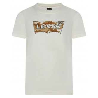 T-shirt col rond Junior Garçon Levi's® Batwing avec manches courtes écru