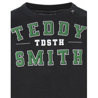 T-shirt à manches longues Junior Garçon Teddy Smith PERDRO en coton marine chiné