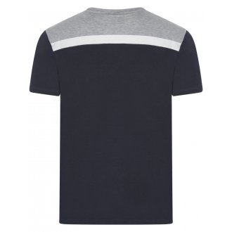 T-shirt Redskins coton droite avec manches courtes et col rond gris