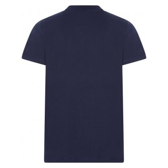 T-shirt Junior Garçon Ellesse en coton avec manches courtes et col rond bleu marine