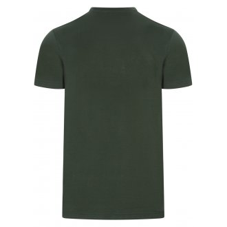 T-shirt Project X vert avec manches courtes et col rond 