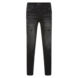 Jean Project X en coton skinny noir