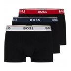 Lot de 3 boxers Boss coton noir