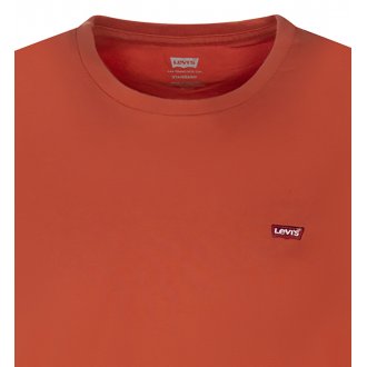 T-shirt avec manches courtes et col rond Levi's® en coton rouge