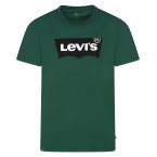 T-shirt avec manches courtes et col rond Levi's® coton sapin