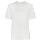 T-shirt avec manches courtes et col rond Levi's® en coton blanc