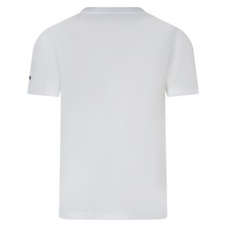T-shirt col rond Armor Lux en coton manches courtes blanc