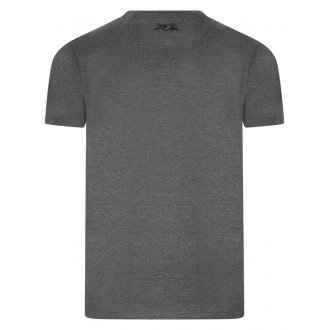 T-shirt col rond Von Dutch en coton avec manches courtes gris