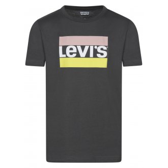 T-shirt Junior Garçon avec manches courtes et col rond Levi's® Sportswear Logo anthracite