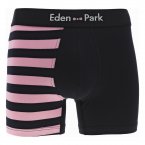 Boxer Eden Park en coton bleu nuit rayé