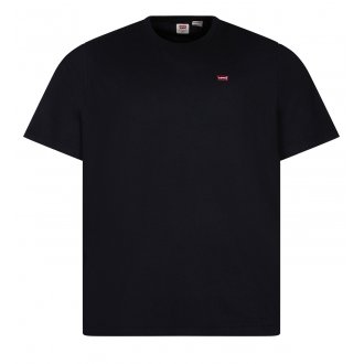 T-shirt Levi's® grande taille en coton un coupe droite col rond noir