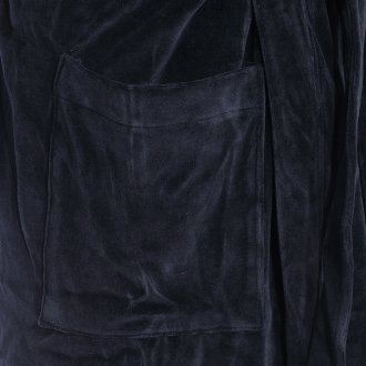 Robe de chambre Eminence en velours noir