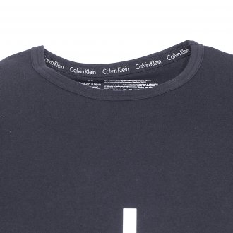 Tee-shirt Calvin Klein en coton stretch noir floqué