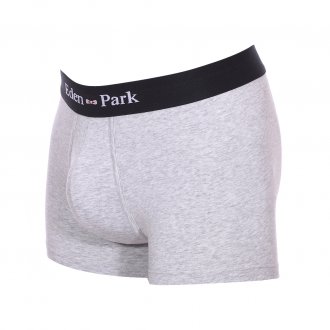 Boxer Eden Park en coton stretch gris chiné