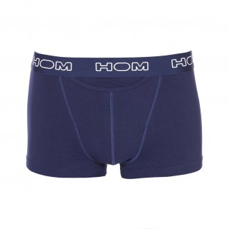 Lot de 2 boxers ouverts HO1 Hom Pacific en coton stretch bleu marine et à rayures bleu marine et blanches