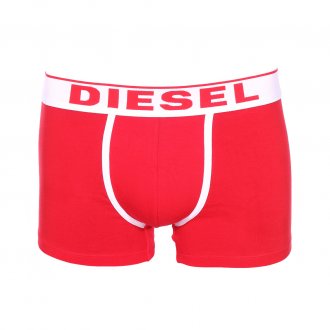 Lot de 3 boxers Diesel Damien en coton stretch blanc, rouge et noir