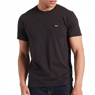 Tee-shirt col rond Levi's® Original en coton noir