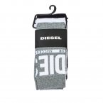 Lot de 3 paires de chaussettes Diesel Ray en coton mélangé blanches, grises et noires à logo blanc et noir