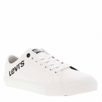 Baskets Levi's® Woodward L blanches