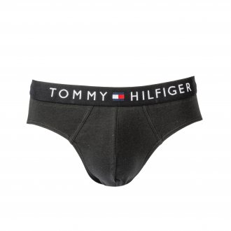 Slip taille basse Tommy Hilfiger en coton stretch noir