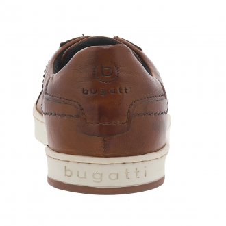 Baskets Bugatti Orazio en cuir camel
