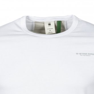 Tee-shirt col rond G-star Block en coton blanc