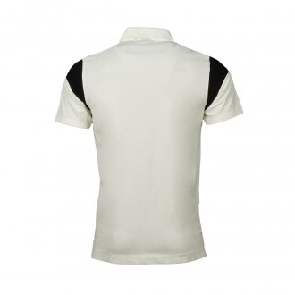 Polo manches courtes G-Star Sport en coton stretch blanc 