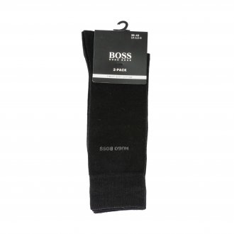 Chaussettes Hugo Boss en coton stretch noir