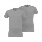 Lot de 2 tee-shirts col rond Levi's en coton stretch gris chiné