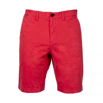 Short Superdry Chino en coton stretch rose