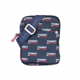 Mini sacoche à bandoulière Tommy Jeans Cool City bleu marine logotypée