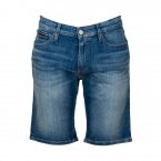 Short en jean Tommy Jeans Scanton en coton stretch bleu denim