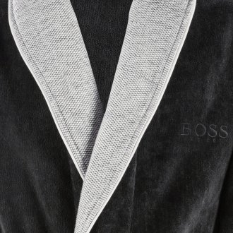 Kimono Hugo Boss Lord en velours noir