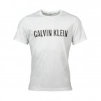 Tee-shirt Calvin Klein en coton blanc floqué noir