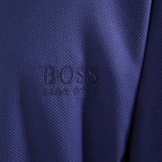 Kimono Hugo Boss Pique en coton bleu marine