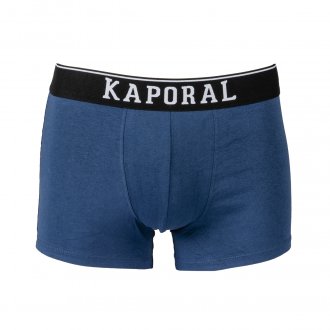 Lot de 3 boxers Kaporal en coton stretch gris, bleu marine et noir