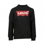 Sweat Levi's® Junior Batwing en coton mélangé noir floqué en blanc et rouge