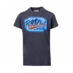 Tee-shirt manches courtes Petrol Industries Junior en coton bleu marine floqué