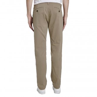 Pantalon chino Tom Tailor en coton stretch beige