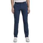 Pantalon chino Tom Tailor en coton stretch bleu marine