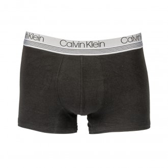 Lot de 3 boxers Calvin Klein en coton stretch noir à ceinture blanche, grise et noire