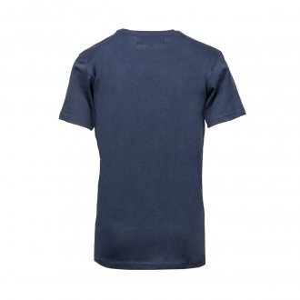 Tee-shirt col rond Kaporal Junior Mena en coton bleu marine floqué