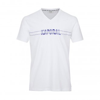 Tee-shirt col V Kaporal Dina en coton bio blanc